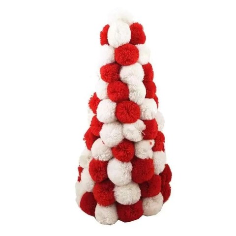 ALBERO CPONPON COLORATI H.32 ROSSOBIAN